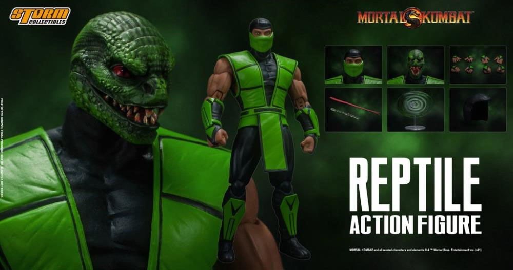 Storm Collectibles Mortal Kombat Reptile Action Figure